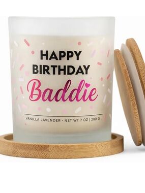 Happy birthday candle “happy birthday BADDIE“ NEW